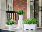 artificial plants outdoor, faux flower greenery stems for, close-up detail