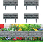 brick effect garden fence,flower bed border detachable splicing, main product view