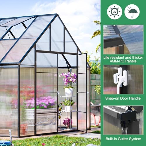 12x10x10 ft extra large greenhouse for outdoors, heavy, package contents