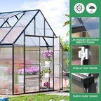 12x10x10 ft extra large greenhouse for outdoors, heavy, package contents