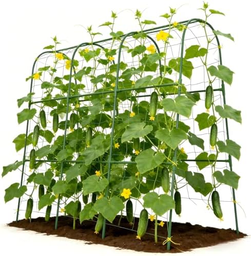48x46 in u-shape cucumber trellis for climbing plants, main product view