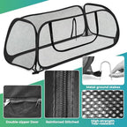 qwayhome 2pack garden covers for raised beds, pop showing dimensions