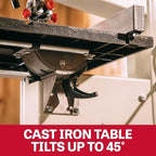 jet 10-inch woodworking band saw with stand, 1/2 shown in use