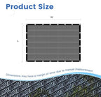 50% shade cloth for garden 12x20 ft, outdoor, side view
