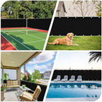 icover 4x50ft privacy screen fence, outdoor fencing panels, package contents