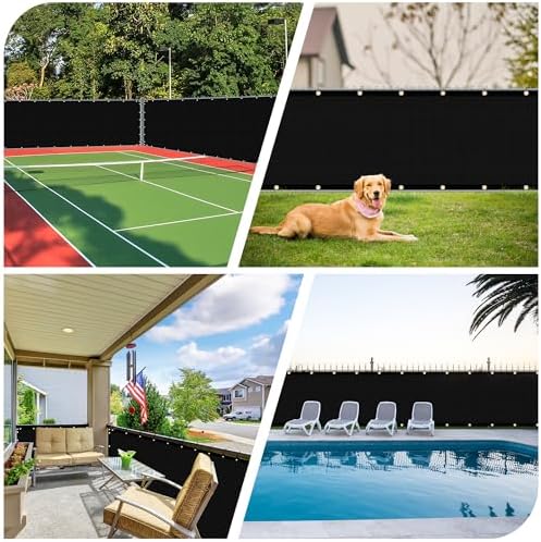 icover 4x50ft privacy screen fence, outdoor fencing panels, package contents