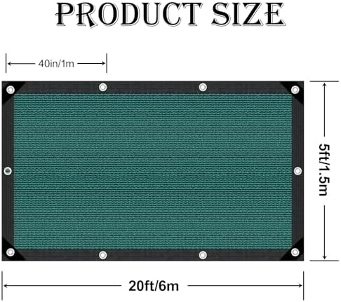 80% shade cloth,chicken coop shade cover, sturdy sunblock shown in use