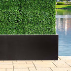 natrahedge hampton wooden planter box (44"" lx15 wx15, package contents