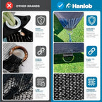 shade cloth 90% 12x10 ft, durable hdpe mesh on a desk or shelf