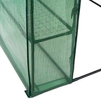 2-tier 8-shelf mini walk-in greenhouse portable plant herb, view 9