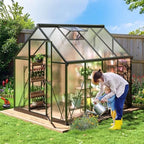 polar aurora 6x8 ft walk-in polycarbonate heavy duty on a desk or shelf