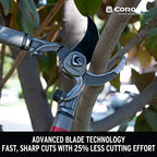 corona sl 7280 forged pro cut bypass lopper, side view