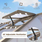 yardenaler 6x12 ft greenhouse kit, wood greenhouses with, close-up detail