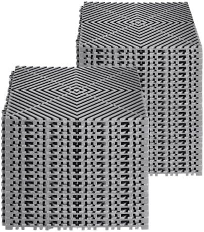 vevor interlocking drainage mat, 12” x 12” modular, view 9