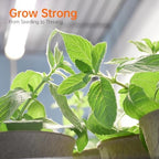 bstrip indoor greenhouse with grow light, 4x20w plant, package contents