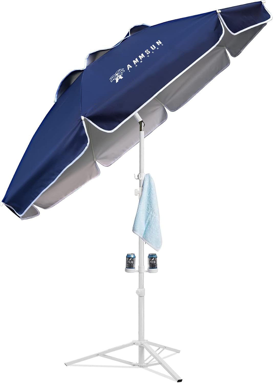 ammsun shade umbrella, premium portable umbrella with stand, main product view