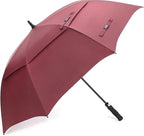 G4Free 47/54/62/68/72 Inch Automatic Open Golf Umbrella Oversize Extra Large Double Canopy Vented Windproof Waterproof Stick Umbrellas