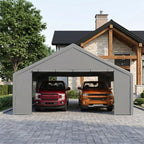 tooluck carport 20x20 heavy duty 2 car carport, package contents