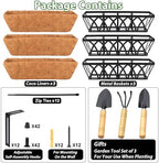 lchuang deck railing planter window box - 3 showing dimensions