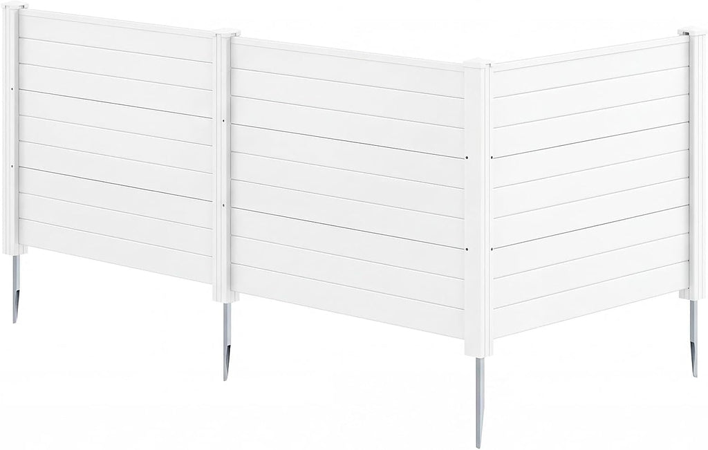 giantex no-dig air conditioner fence, 3 panels, 48''w, main product view