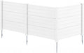 giantex no-dig air conditioner fence, 3 panels, 48''w, main product view