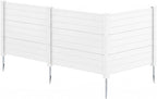 giantex no-dig air conditioner fence, 3 panels, 48''w, main product view