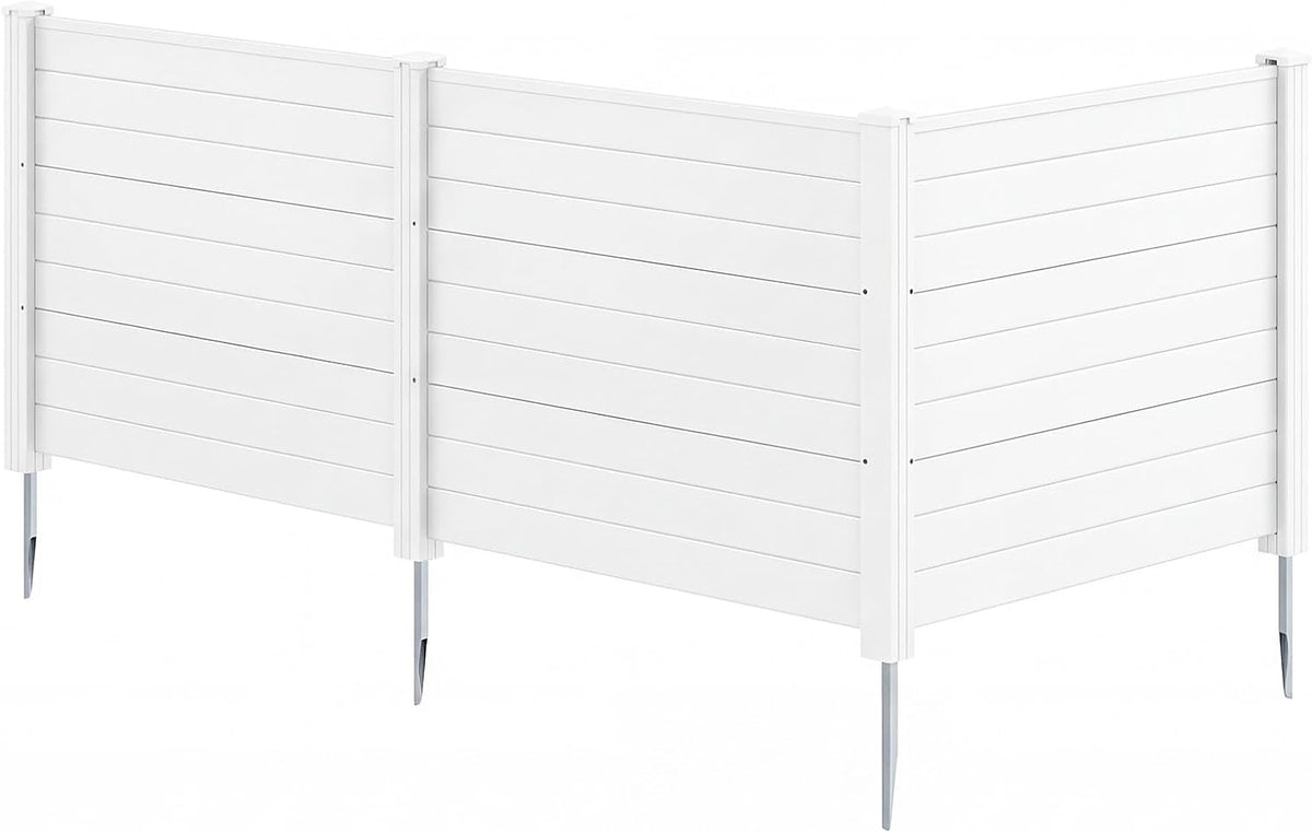 giantex no-dig air conditioner fence, 3 panels, 48''w, main product view