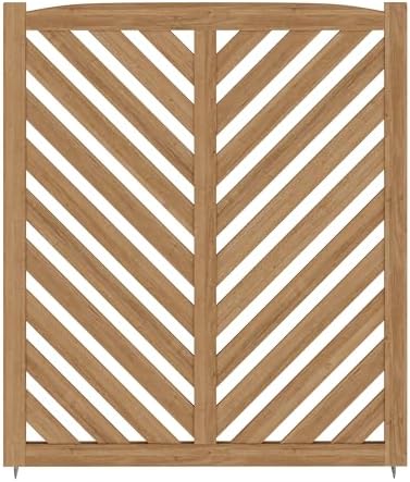 belleze privacy fence panels for outside, wooden air, view 9