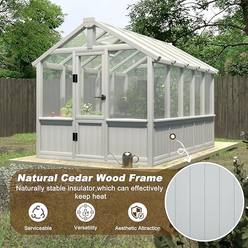 yardenaler 6x10 ft green house for outdoor, thicken, package contents