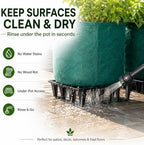 plant riser – pot spacer for grow bags showing dimensions