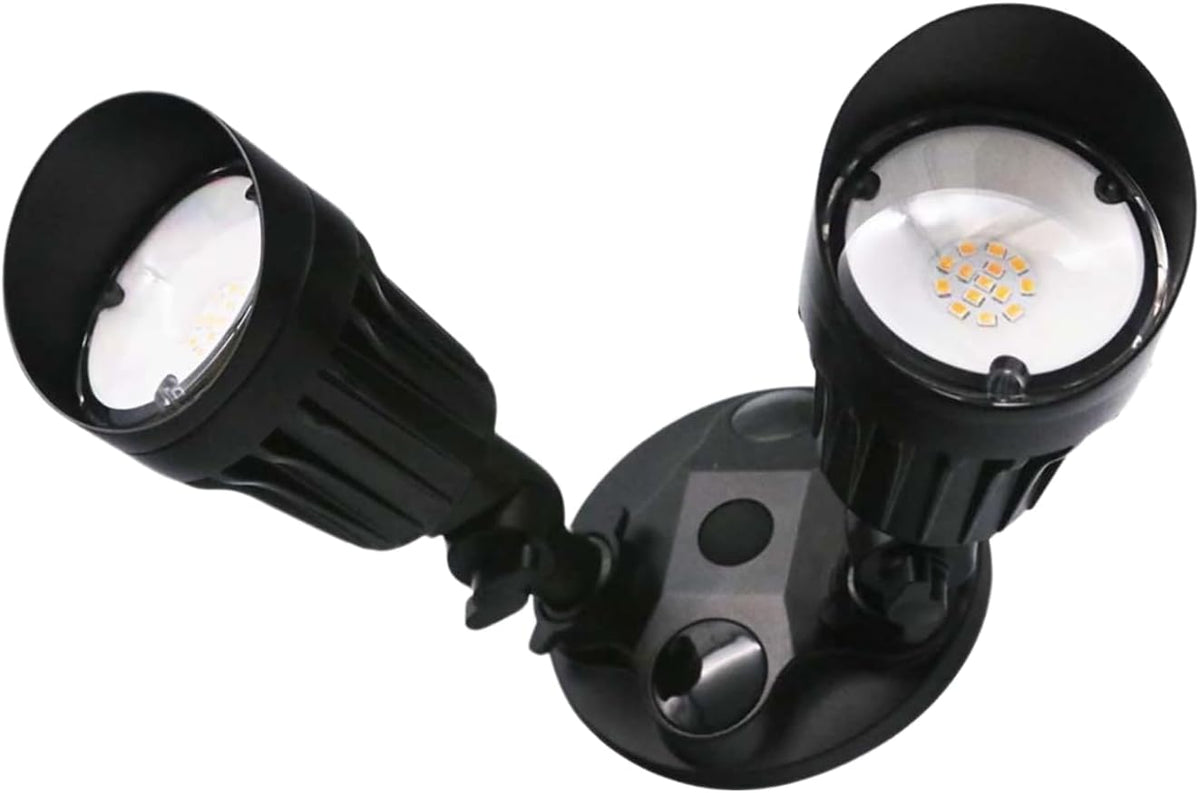 led black 2-light bullet flood light- 3000k adjustable, main product view