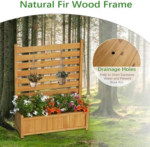 gdlf air conditioner fence, outdoor wood ac unit showing dimensions