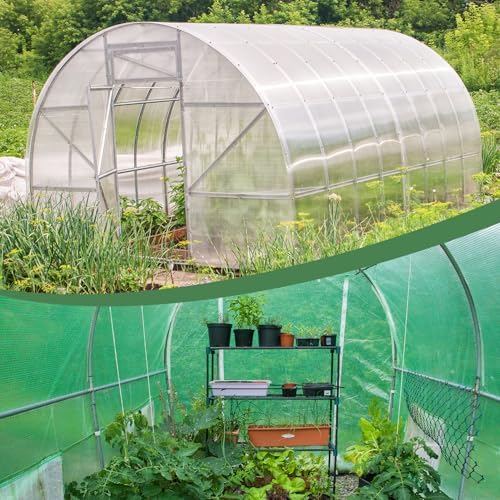 3.28-foot greenhouse wiggle spring wire & lock channel on a desk or shelf