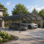 20x20 ft metal carport, outdoor heavy duty 2, view 9