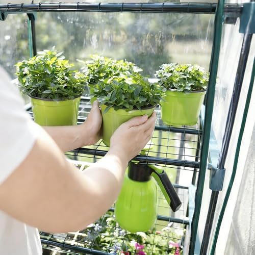 worth garden 4 tier mini greenhouse - 63'' on a desk or shelf