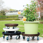 12" heavy duty plant dolly with wheels, 200lbs on a desk or shelf
