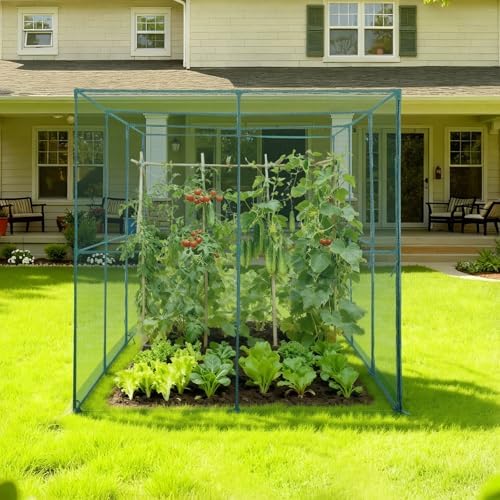 vevor crop cage, 9.5 x 6.36 x 6.36, front angle view