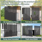 72" privacy screen outdoor privacy fence panel for, package contents