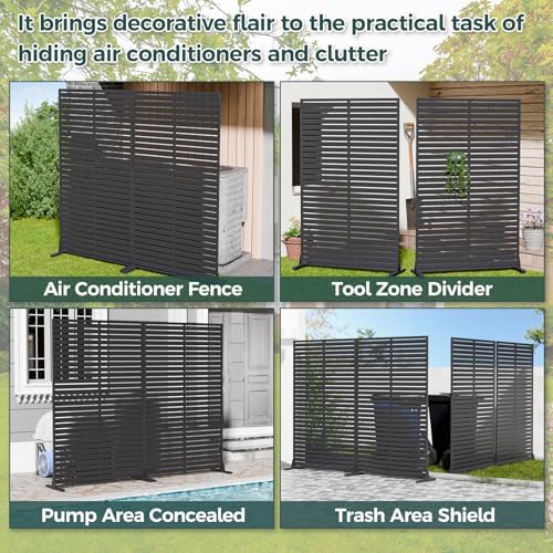 72" privacy screen outdoor privacy fence panel for, package contents