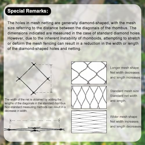 bird netting for chicken coop 25x25 ft, 1/2", view 9