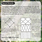 bird netting for chicken coop 50x50 ft, 1", view 9