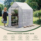 small greenhouse for outdoors, walk-in plant greenhouse with shown in use