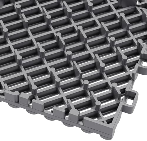 jocoevol 60-pcs interlocking tile, 12" x 12" indoor/outdoor, front angle view
