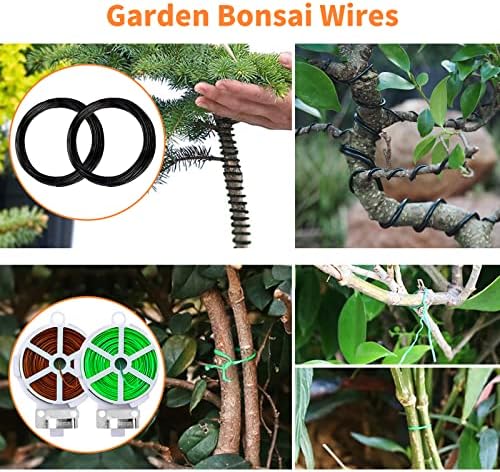 bonsai tools set, 20 pcs gardening succulent tree, close-up detail