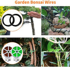 bonsai tools set, 20 pcs gardening succulent tree, close-up detail