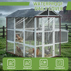 clear tarp with grommets 8x12 ft,10 mil waterproof, close-up detail
