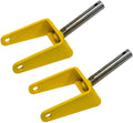 2 Pack Front Caster Yoke, Lawn Mower Wheel Support Bracket Replacement Part
