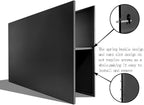 38" L x 13" W x 30" H Metal Tall Rectangular Planter - Large Planter Box for Outdoor Patio/Porch Modern Design for Plants, Flowers, Garden,Spliced Flower Pot (Silver Gray)