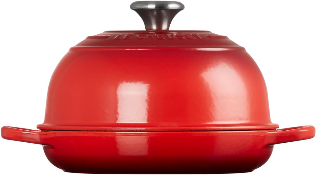 Le Creuset Enameled Cast Iron Signature Round Bread Oven, 9.5 inch, Cerise