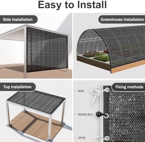 sunny guard sun shade cloth, 13 x 16.5 showing dimensions